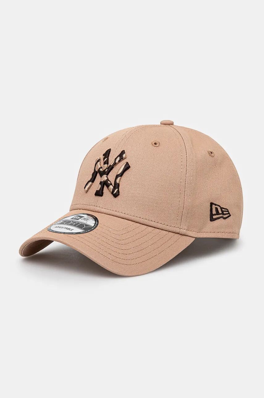 

Хлопковая бейсболка New Era SEASONAL INFILL 9FORTY, коричневый