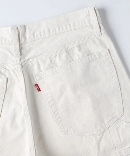 Брюки Levis 568 Лоуз-Стрейт, хлопок, белый — фото 4