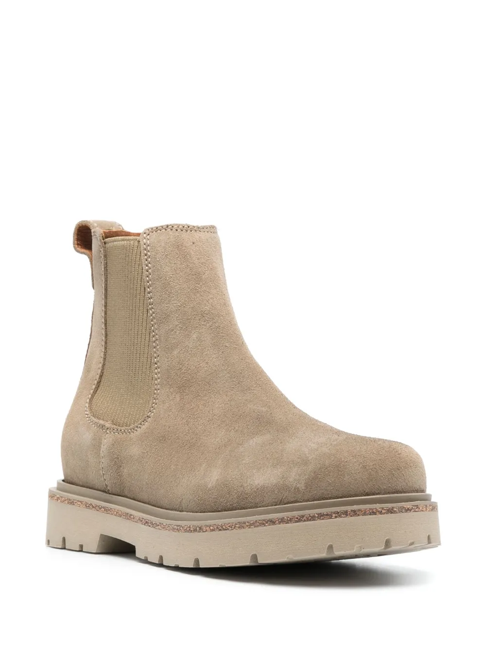 Женские ботинки челси BIRKENSTOCK Highwood замшевые, бежевый — фото 2