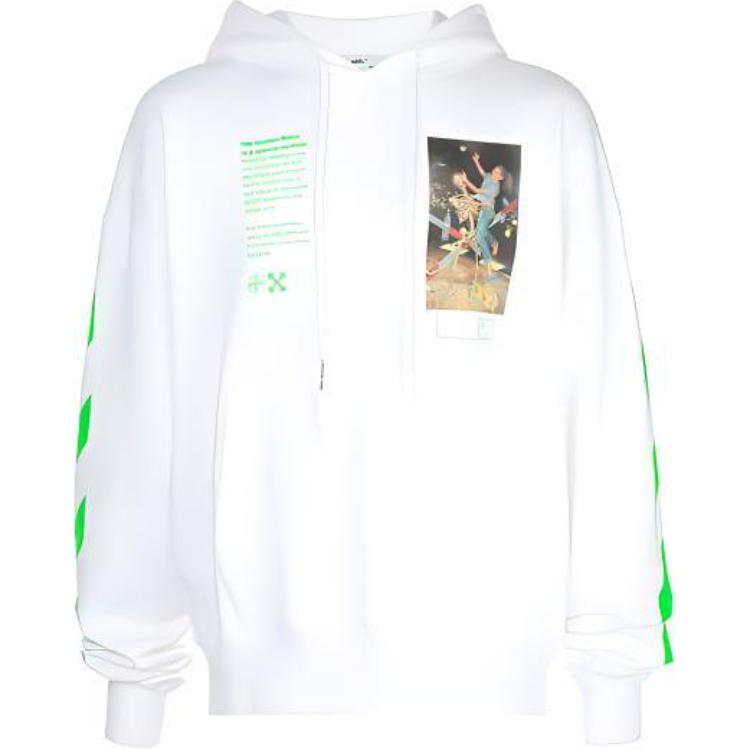

OFF-WHITE Мужская толстовка OFF WHITE белого цвета