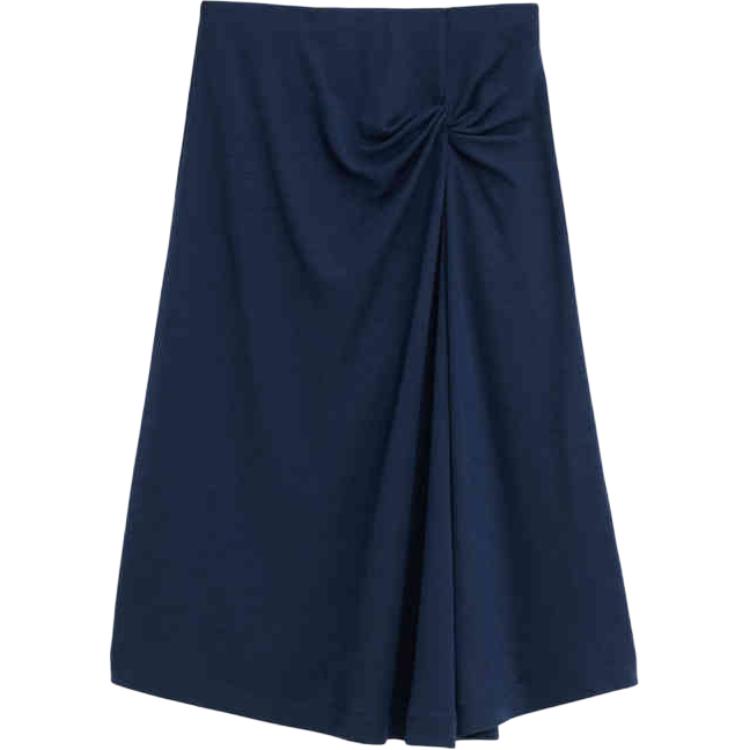 

THEORY Повседневная длинная юбка для женщин Dock Blue