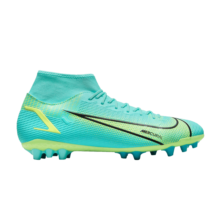 

Бутсы Nike Mercurial Superfly 8 Academy AG 'Dynamic Turquoise Lime Glow', синий