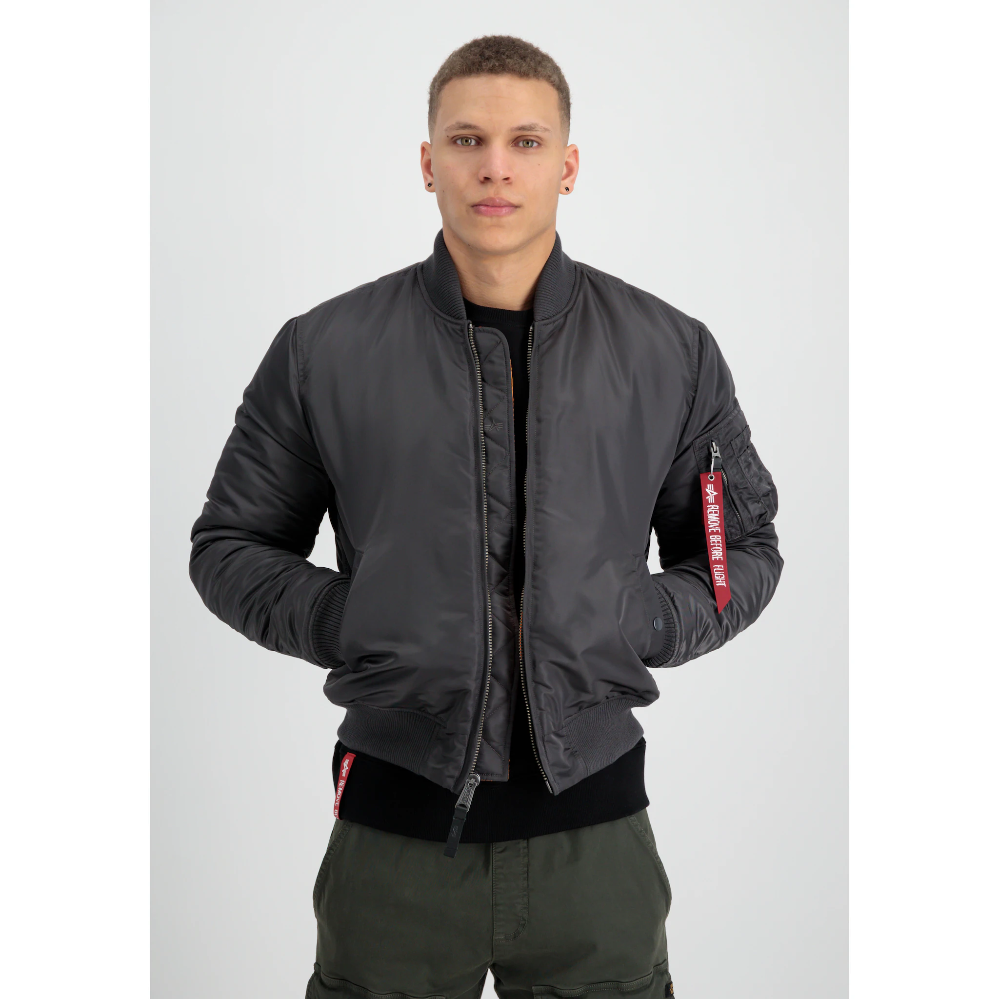 

Куртка-бомбер Alpha Industries " Alpha Industries Мужчины - Куртки-бомберы MA-1 VF 59", серый