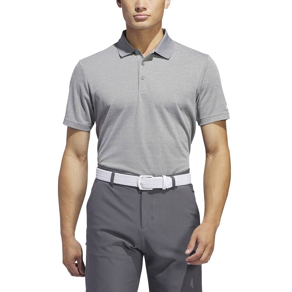 

Поло adidas Performance Big & Tall Adidas, цвет Heather Grey