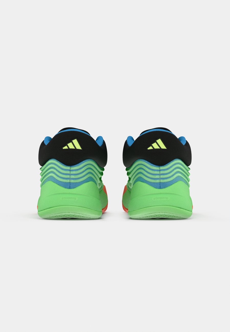 Кроссовки Adidas Performance DAME X, Lime Burst/Signal Coral/Blue Burst/Neon Green — фото 4