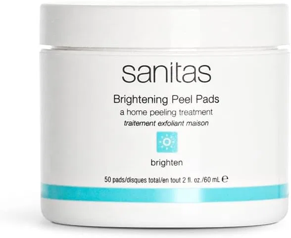 Осветляющие пилинговые салфетки Sanitas Progressive Skinhealth, 50 шт