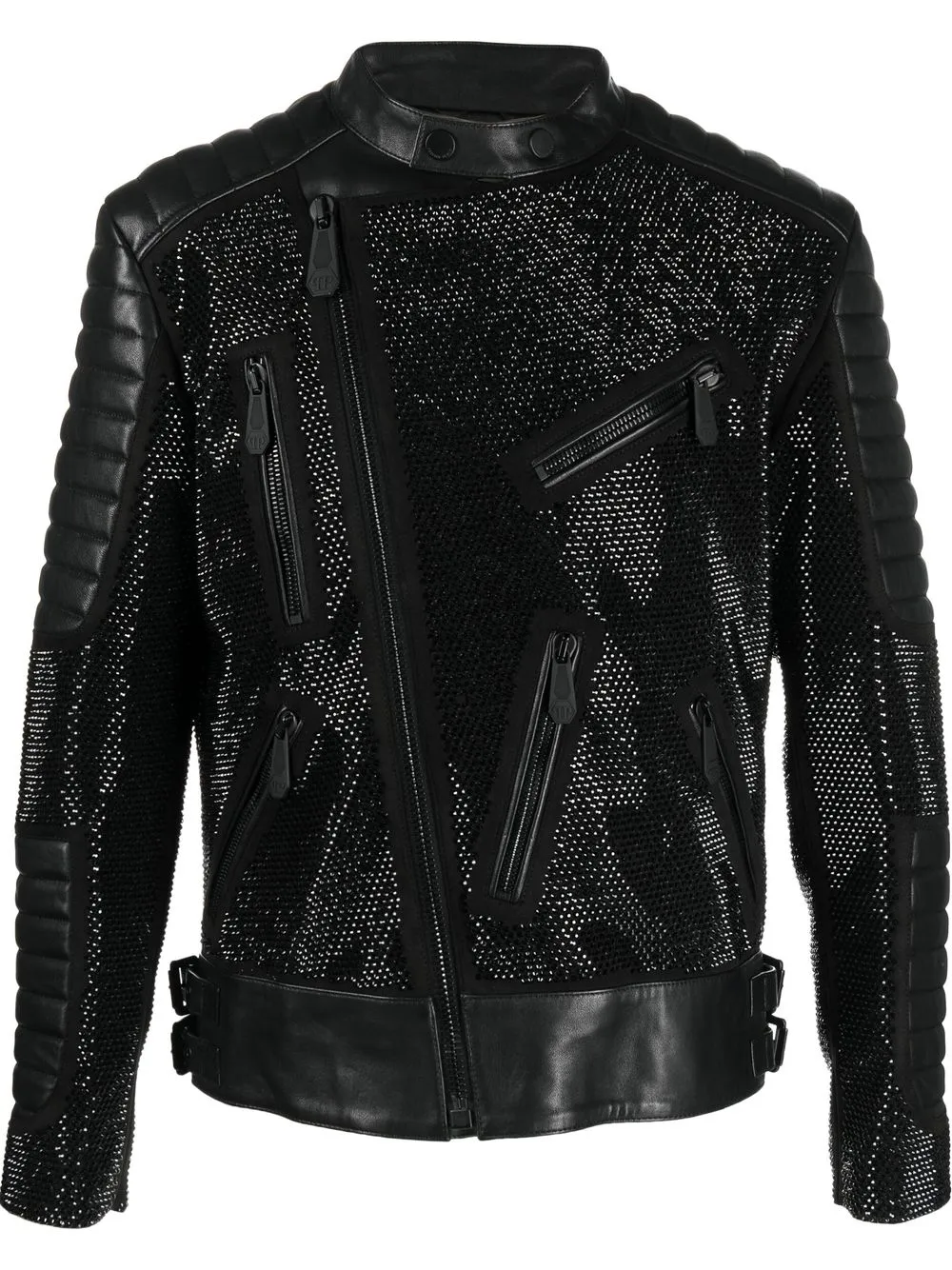

Байкерская куртка Philipp Plein, черный