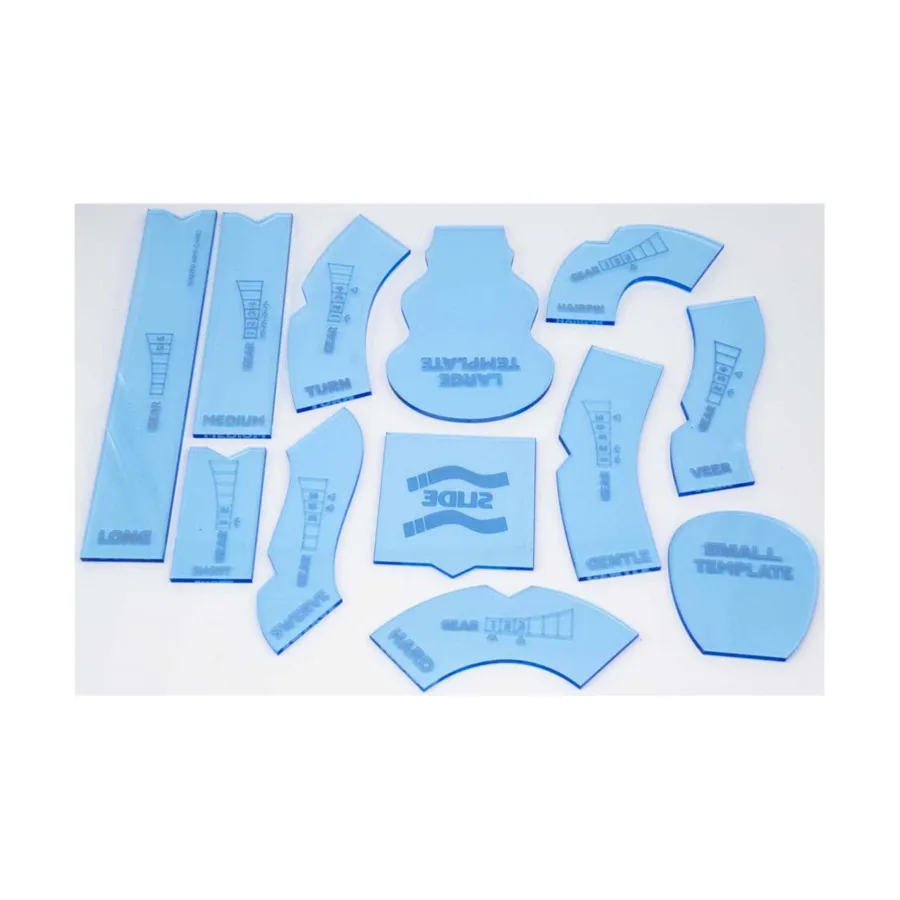 

Шаблоны Gaslands — полупрозрачный синий, Gaslands Accessories (Gadzooks Gaming)
