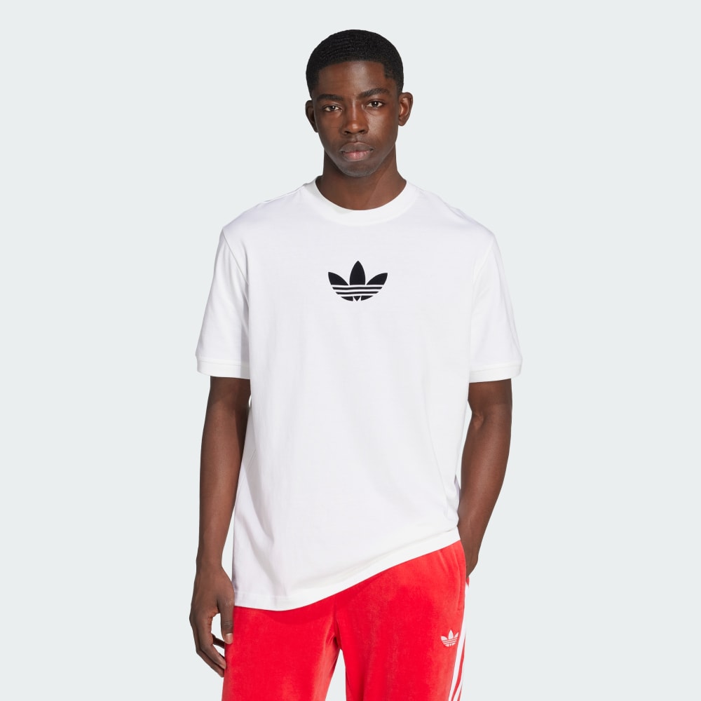 

Футболка Adidas Adicolor Loose 2000s Cali Tee, белый/черный