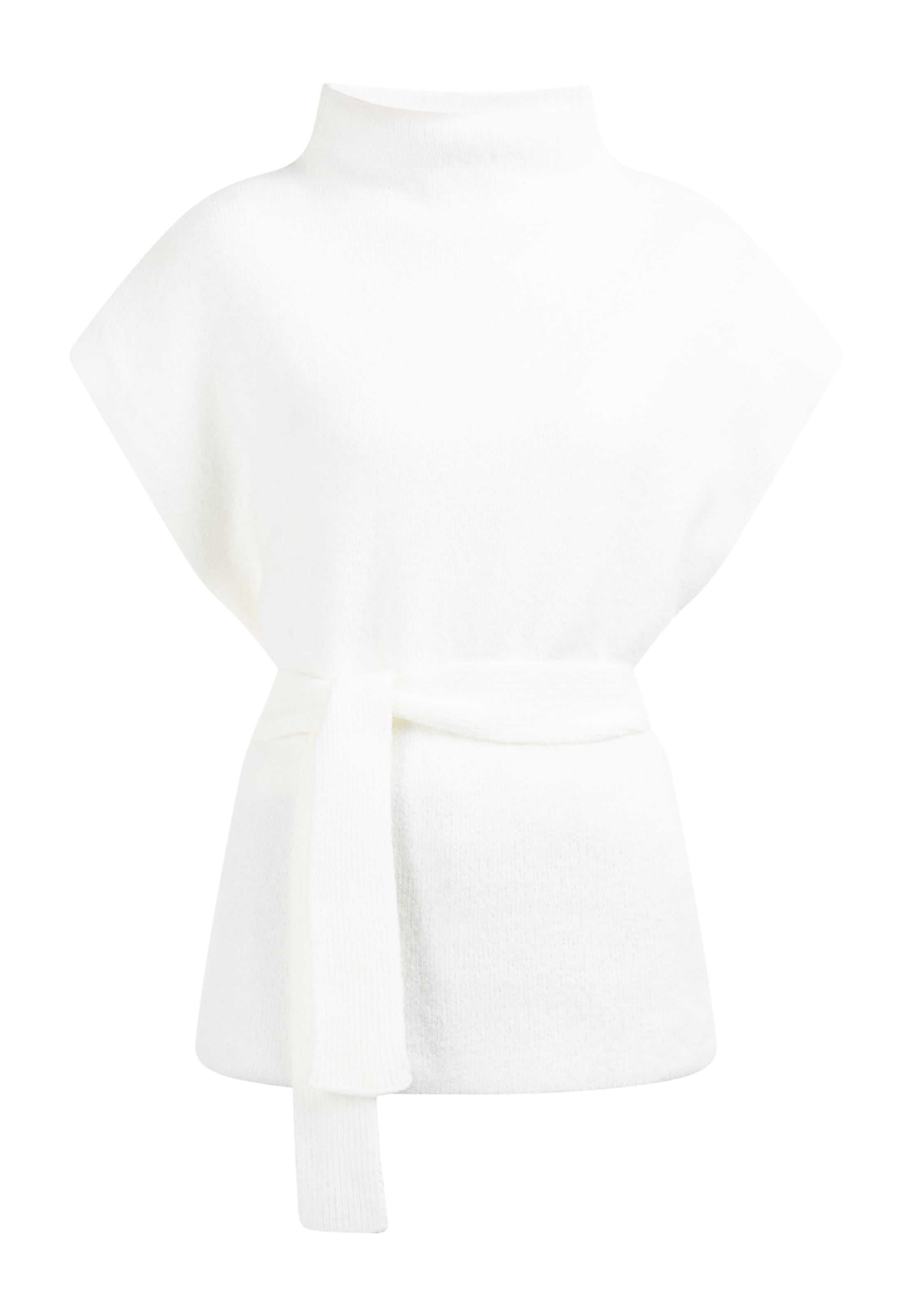 

DreiMaster Klassik Кейп из шерсти белый