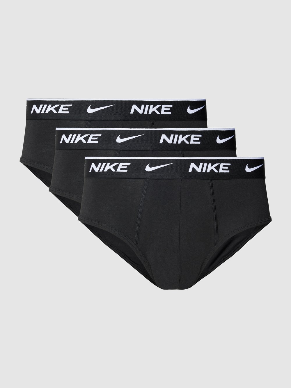 

Трусы с эластичным поясом и логотипом Nike, черный