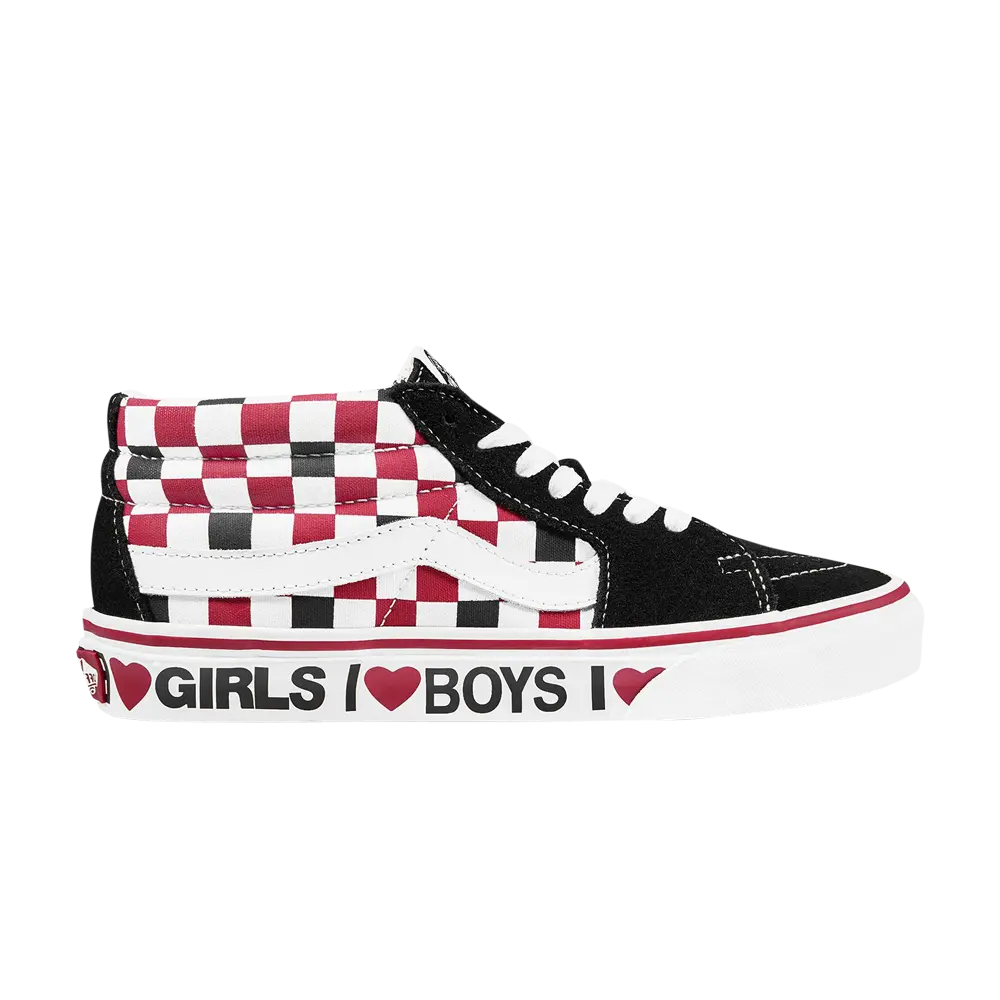 

Кроссовки Sk8-Mid Vans, красный