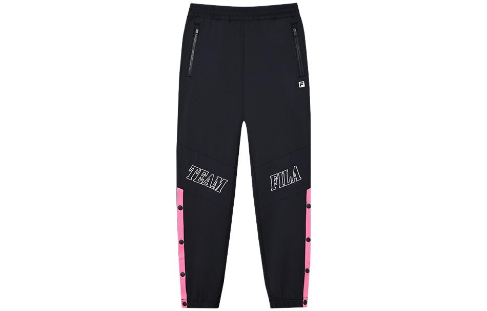 Детские трикотажные спортивные штаны FILA, цвет Black