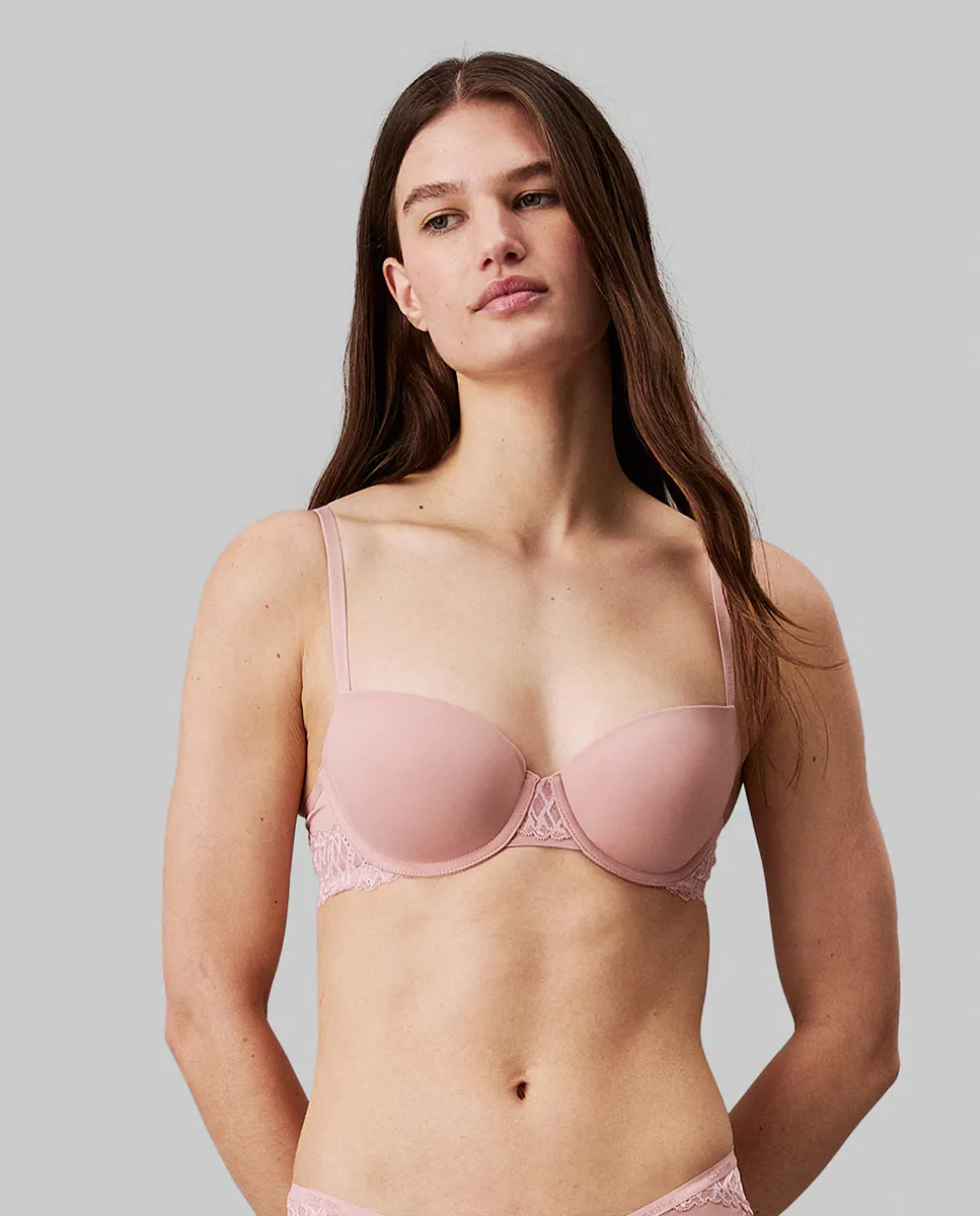 

Бюстгальтер-балконет - Ck Attraction Calvin Klein, розовый