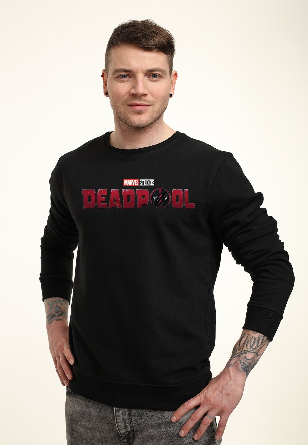 

Толстовка DEADPOOL WOLVERINE LOGO Marvel, черный