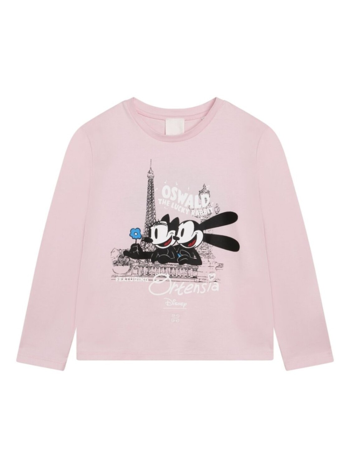 

Givenchy Kids футболка из органического хлопка с принтом, розовый
