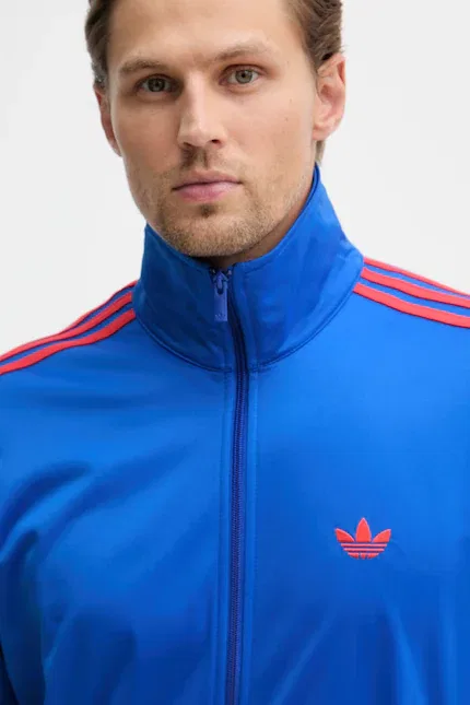 Олимпийка мужская на молнии Firebird Adidas Originals, синий — фото 4