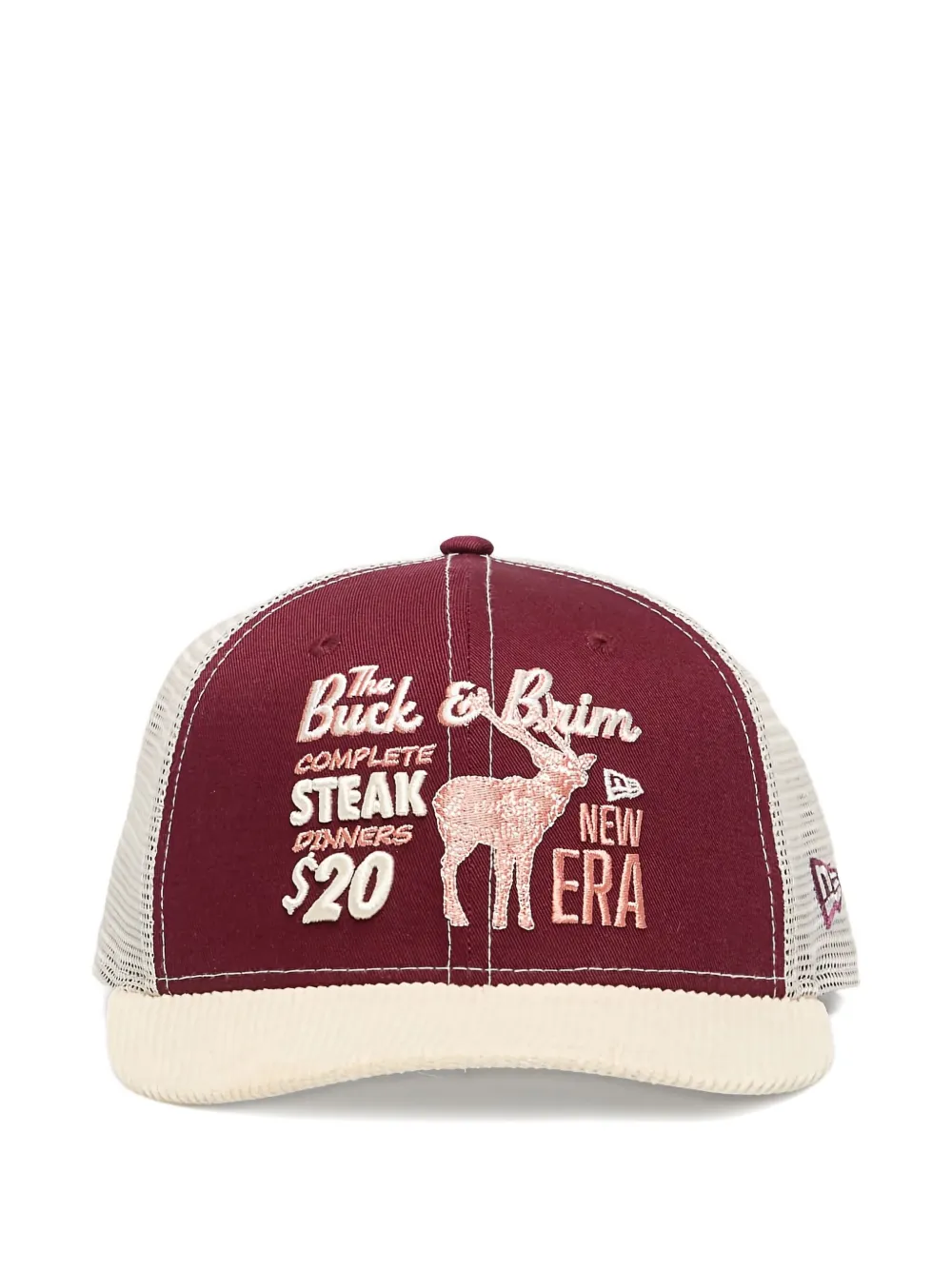 

Кепка дальнобойщика 9FIFTY с вышитым панельным дизайном NEW ERA CAP, красный