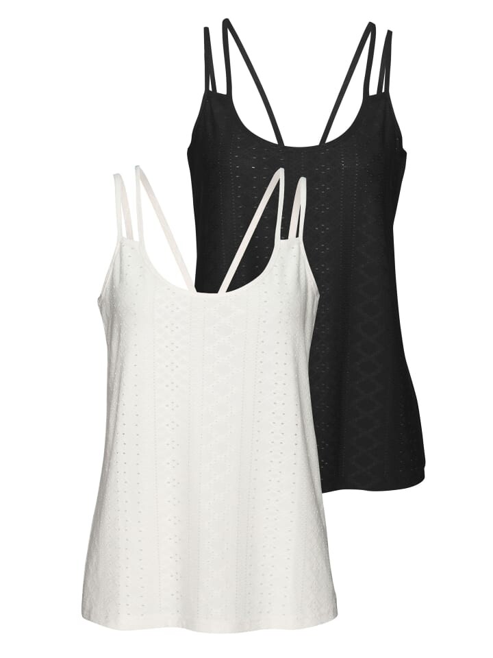

Топ Vivance Spaghetti, цвет creme, schwarz