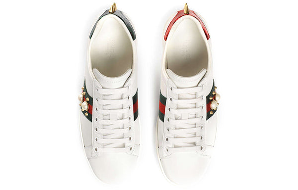 Кроссовки ace studded Gucci, белый — фото 3