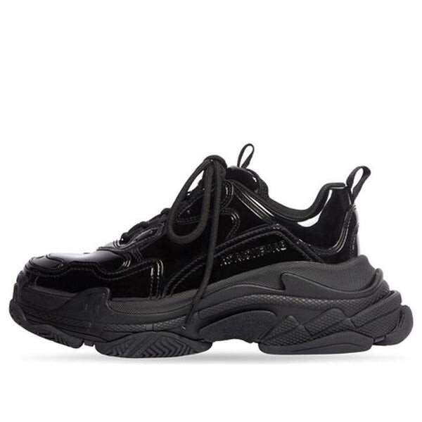 

Кроссовки triple s 'black patent' Balenciaga, черный