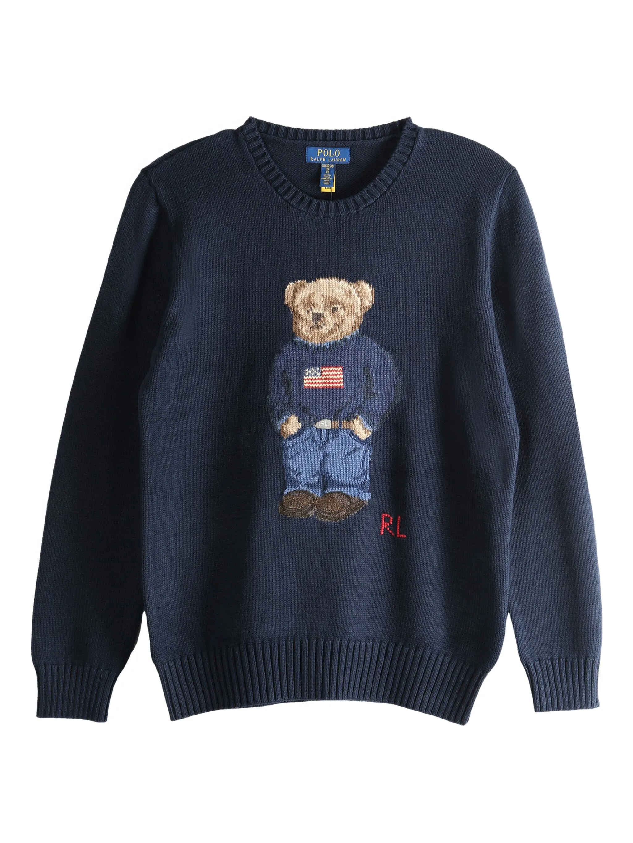 

Кашемировый свитер Polo Bear Polo Ralph Lauren Kids, синий