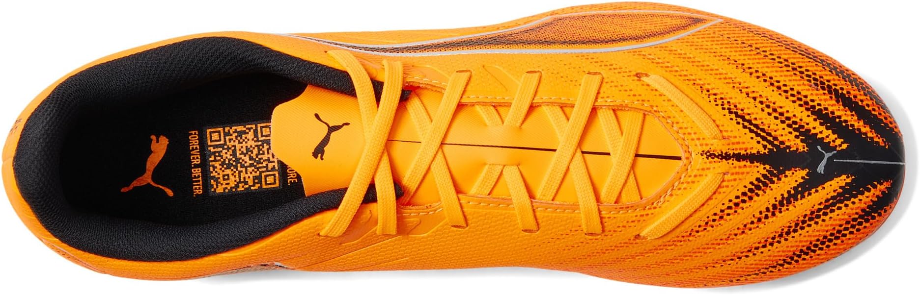 Кроссовки PUMA Men's Ultra 6 Play Firm, Artificial Ground Soccer Cleats, Heat Fire/Black/Glowing Red — фото 2