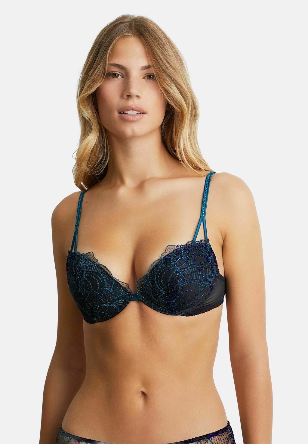 

Бюстгальтер пуш-ап TOUCH REGGISENO Yamamay, синий