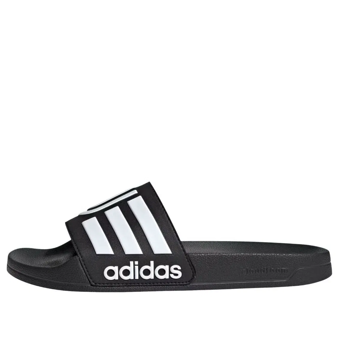 Шлепанцы Adidas Adilette Shower Juventus Slides 'Black White' JS4862, черный