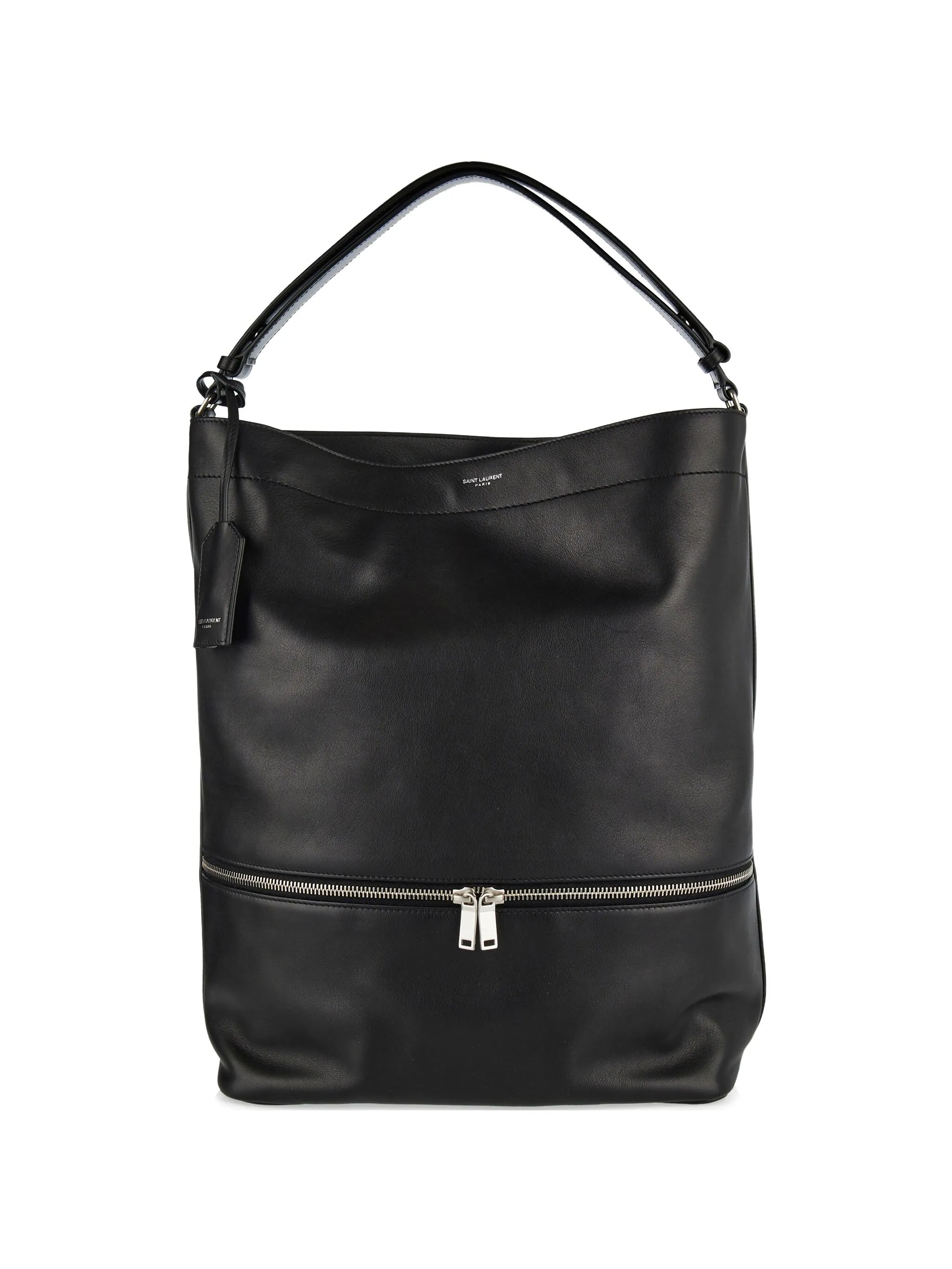 

Сумка-тоут с молнией Saint Laurent, черный