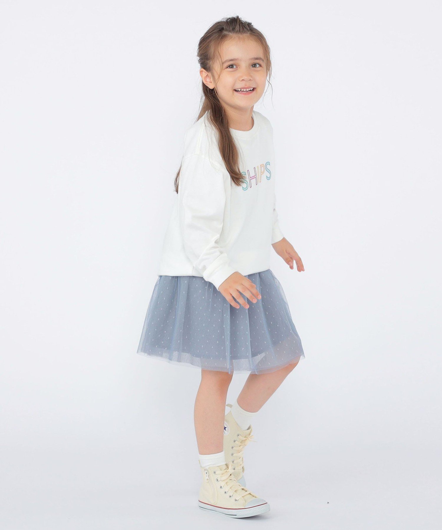 Детская футболка с длинными рукавами и вышитым логотипом SHIPS: 100-130 см SHIPS KIDS, Off white — фото 4