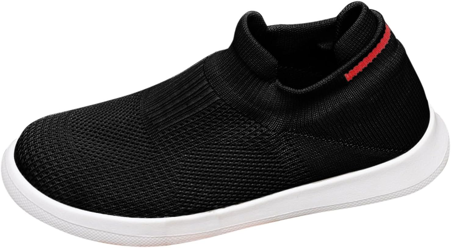 

Мужские повседневные кроссовки без шнурков, прогулочные, с нескользящей мягкой подошвой, легкие, дышащие, удобные теннисные сетчатые кроссовки Generic, черный