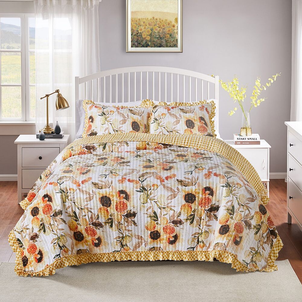 

Комплект одеял Somerset Greenland Home Fashions, золотой