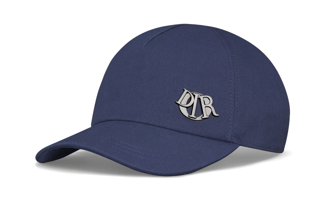 

DIOR Хлопковая бейсболка мужская морская синяя, Marine Blue