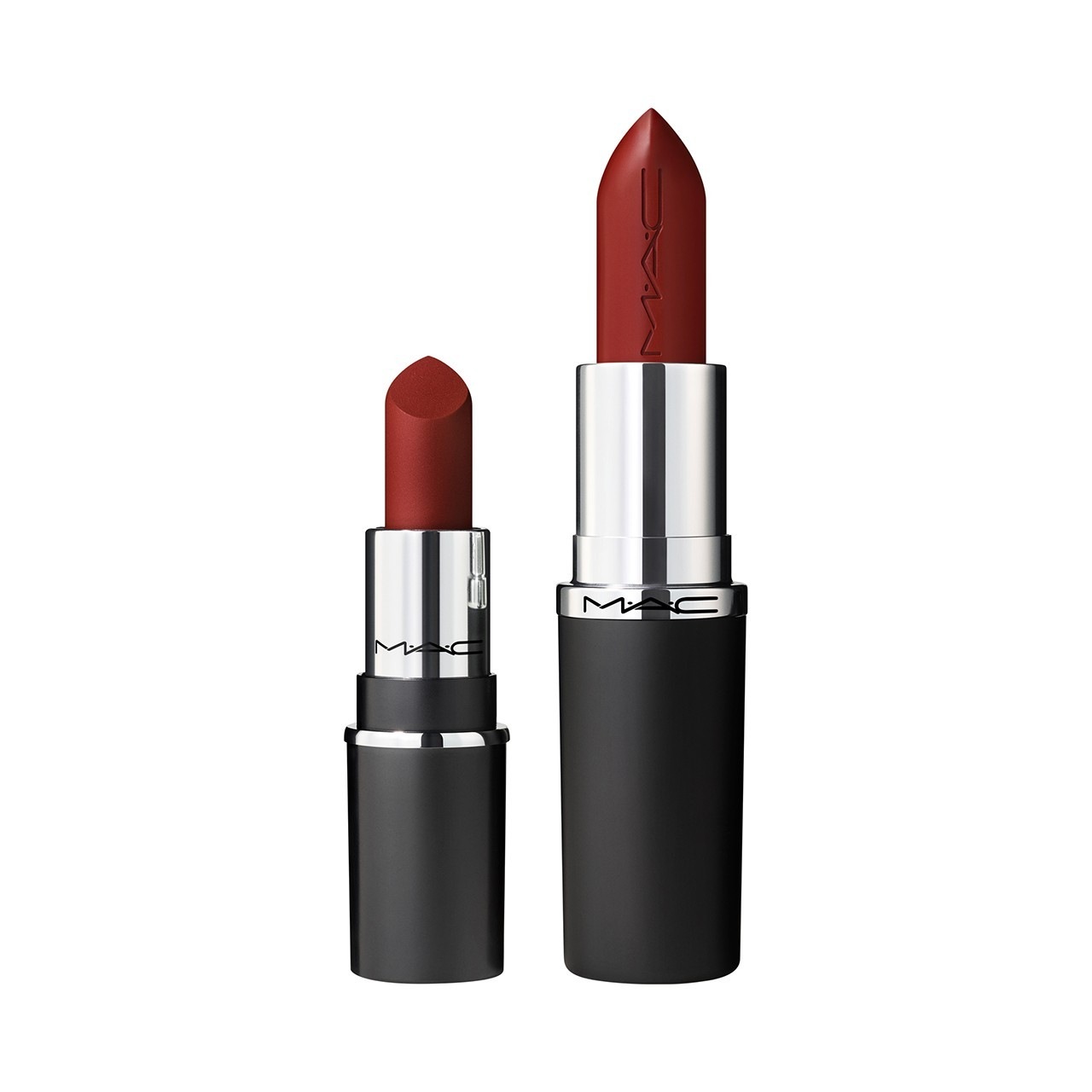 Помада для губ m·a·cximal mini sleek satin Mac, dubonnet, вес 1.5 гр. — фото 2
