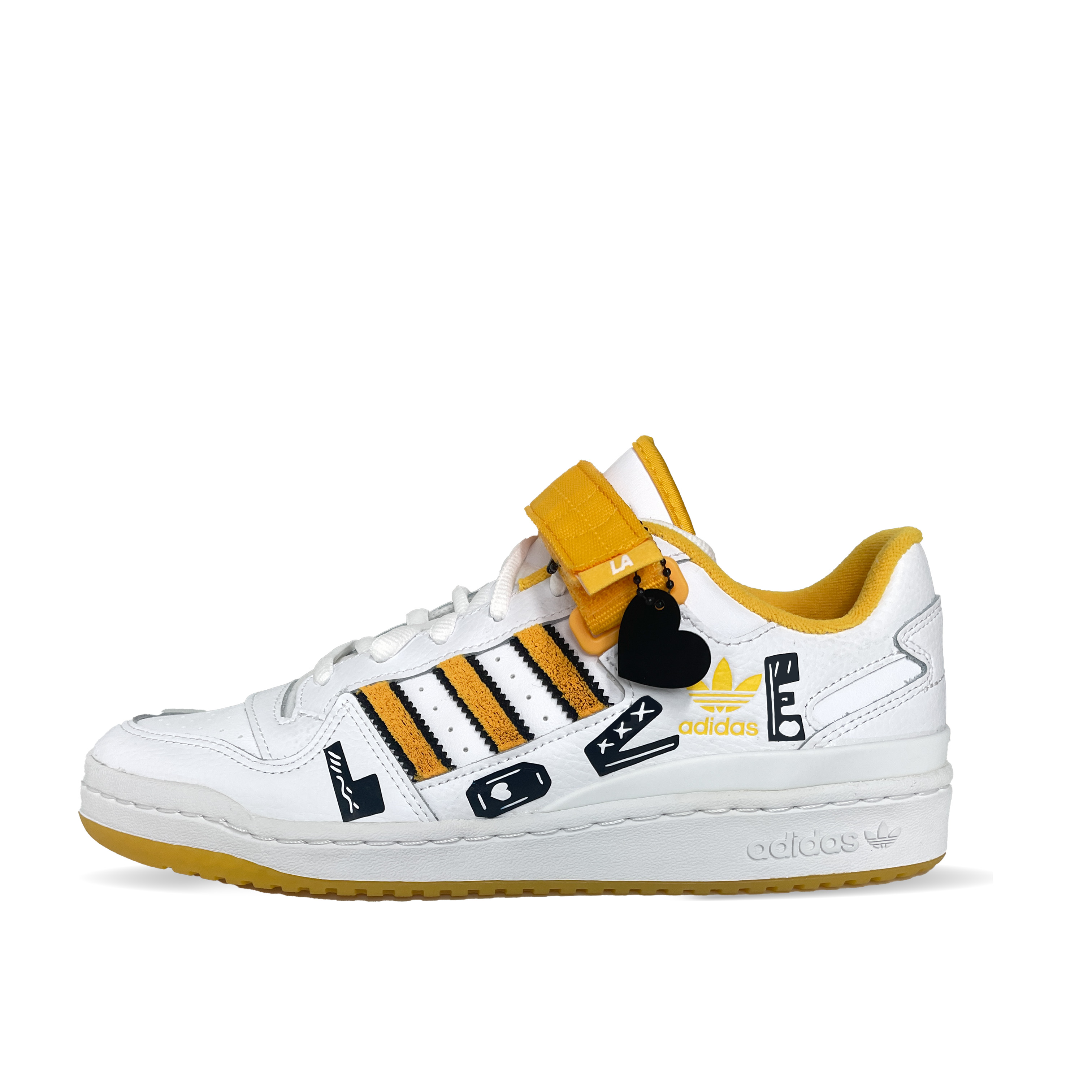 

Кроссовки adidas originals Los Angeles Skateboarding Shoes Unisex Low-top Yellow/White/Black, желтый