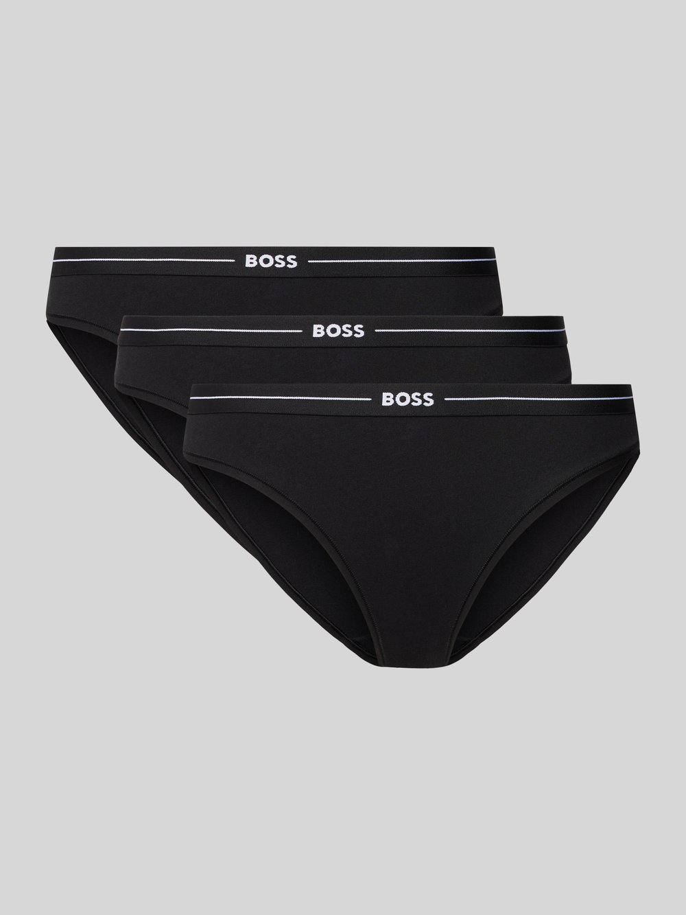 

Трусы с эластичным поясом и логотипом в упаковке 3 шт BOSS, черный