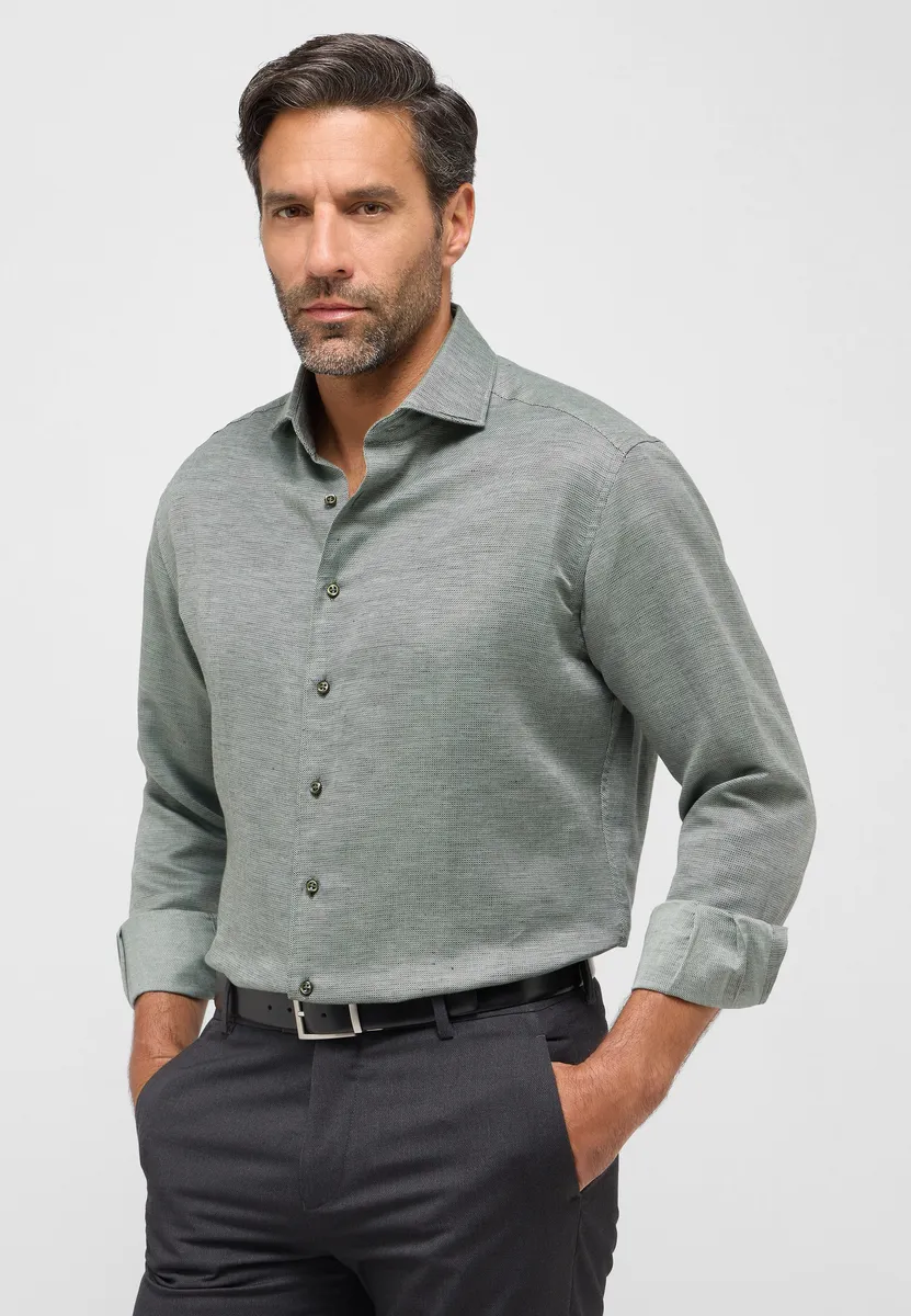 

Рубашка Eterna с длинными рукавами "MODERN FIT", зеленый