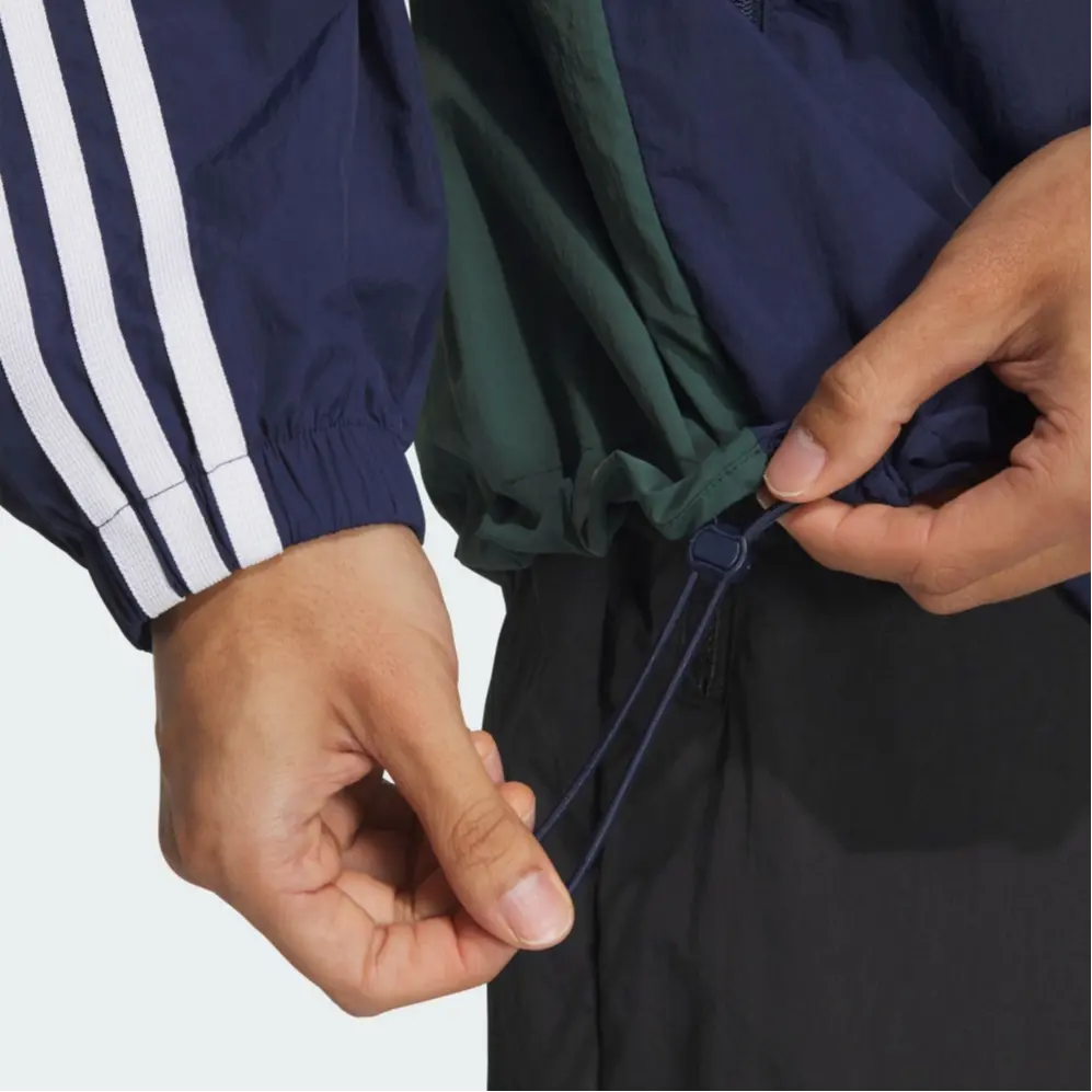 Куртка мужская ADICOLOR белая/зеленая Adidas Originals, белый/зеленый — фото 4