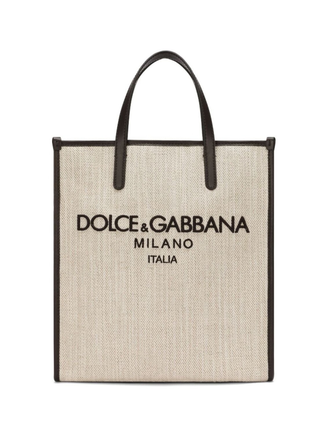 

Сумка-тоут Small Shopping из канваса Dolce & Gabbana, бежевый