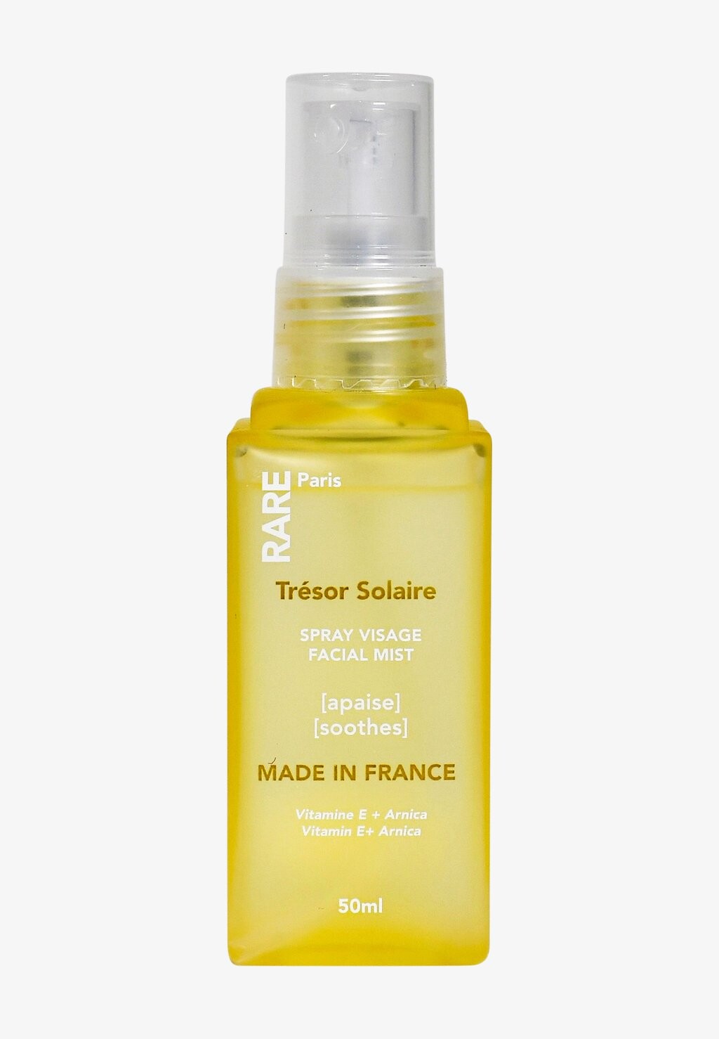 

Ночные процедуры Tresor Solaire Facial Mist Rare Paris, желтый