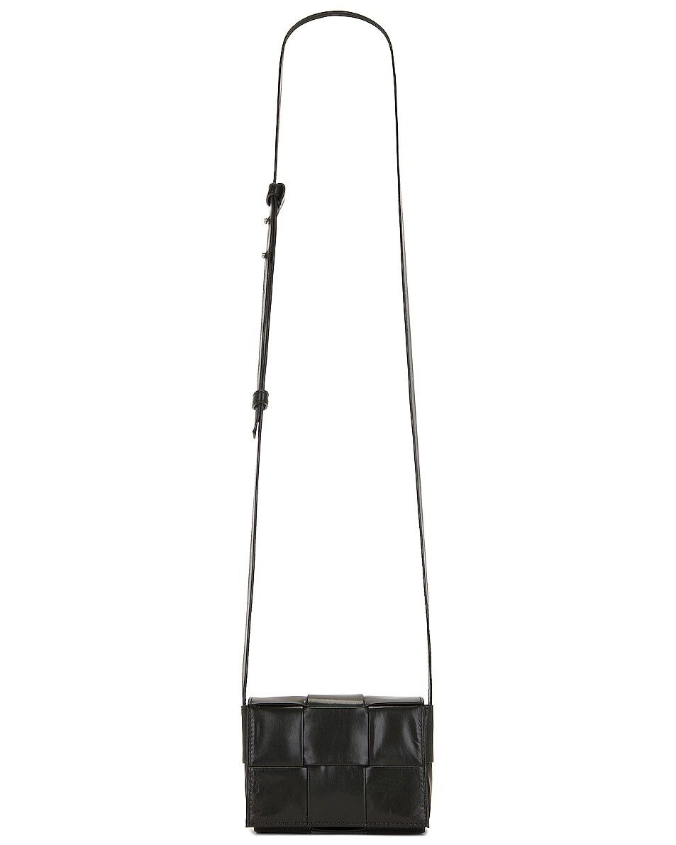 

Сумка кросс-боди Bottega Veneta Candy Cassette, цвет Dark Green & Silver