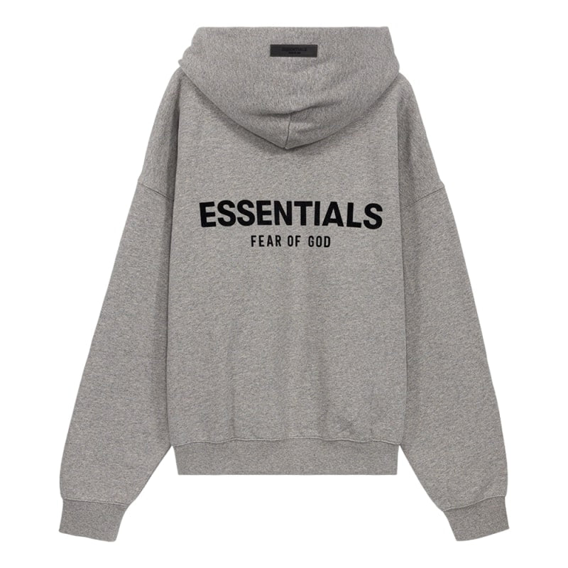 Худи свободного кроя Fear of God Essentials FW22, цвет «Темно-овсяный» — фото 2
