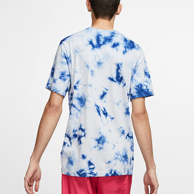 Футболка Nike Air Print Casual Sports Short Sleeve Male White, белый — фото 4