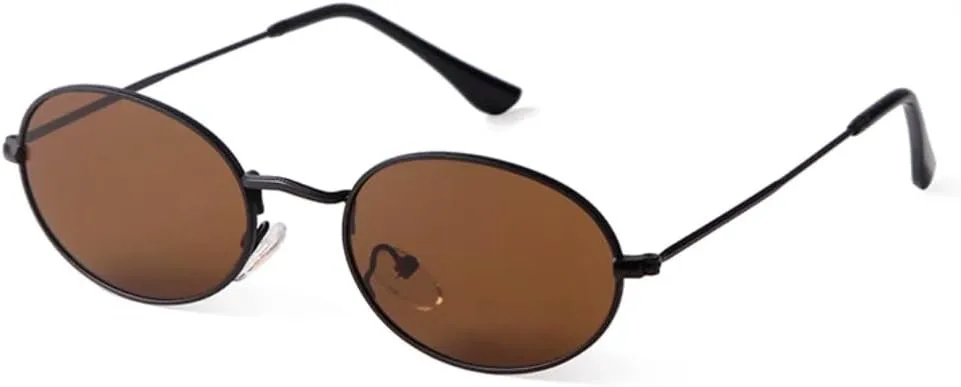 

Маленькие овальные солнцезащитные очки для мужчин в стиле стимпанк, круглые, красные, ретро, ​​модные женские очки с защитой от УФ-излучения UV400 VFDHN, 10