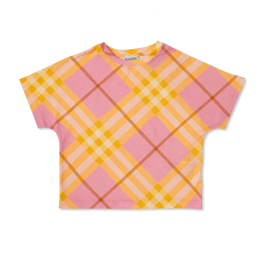 

Burberry Kids Nova Check Майка из хлопка, Размер 4Y, Carnation Pnk Ip Chk