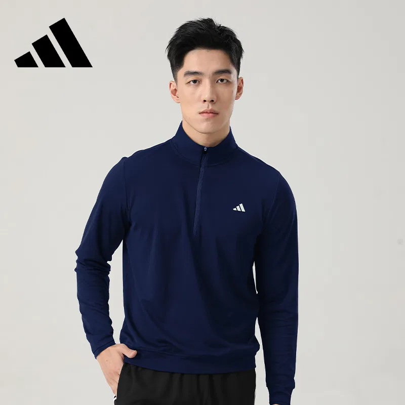 Футболка с длинным рукавом мужская Navy Blue Adidas — фото 3