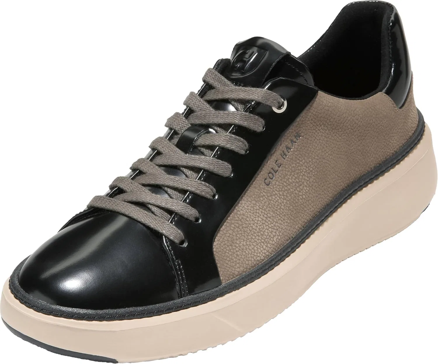 Мужские гольф-кроссовки Cole Haan Grandpro Topspin, черный/бежевый