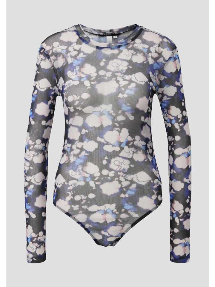 

QS Футболка-боди в черном цвете (99A0_black)