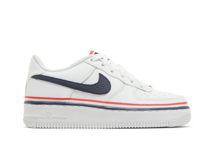 Кроссовки Nike Air Force 1 LV8 1 GS 'White Concord', белый — фото 2